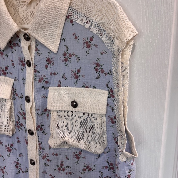 POL floral lace shirt - Picture 5 of 8